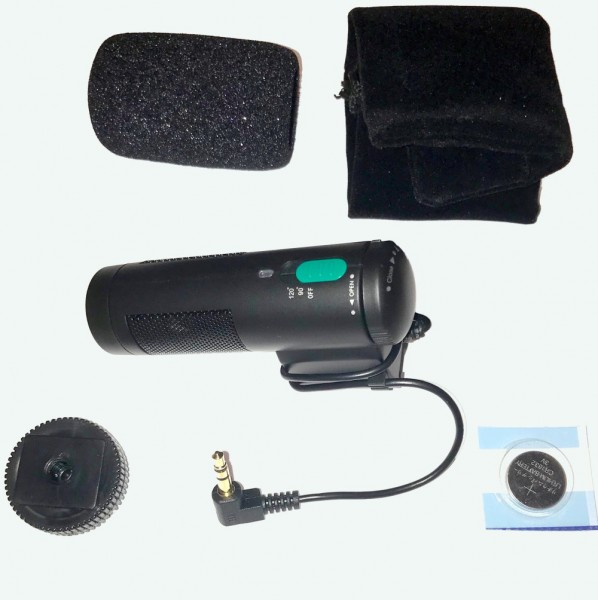 Stereo microphone for Sony Alpha 100